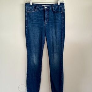 Athleta Dark Blue Skinny Jeans Denim Size 4